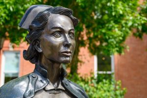 statue of a nurse